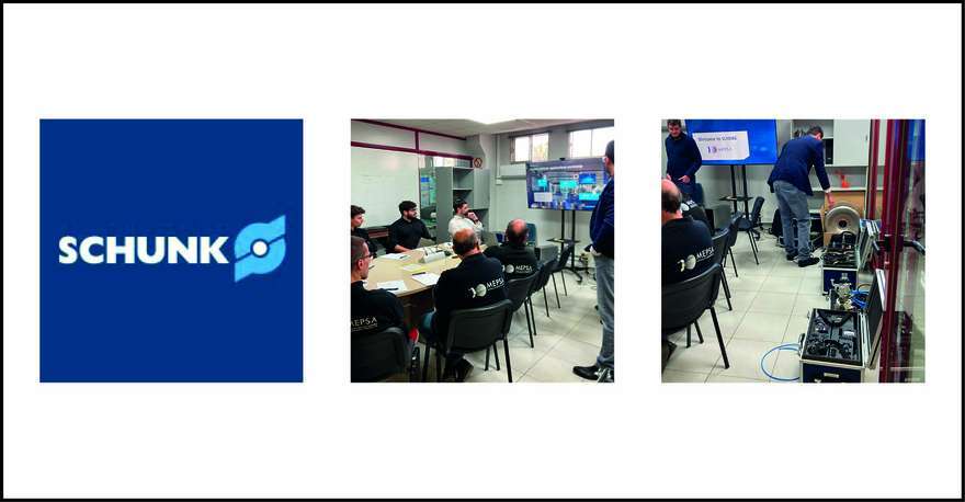 Technical training in industrial automation: collaboration between SCHUNK and MEPSA