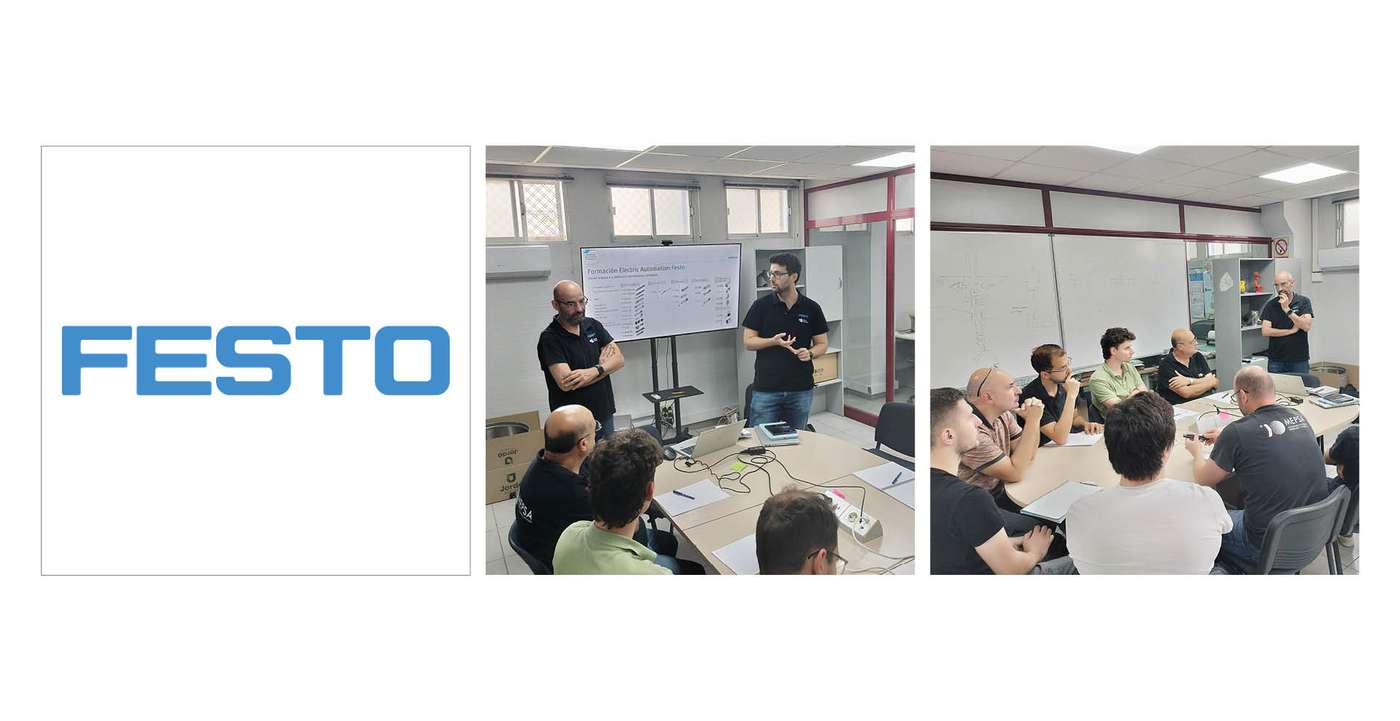 Formación técnica especializada junto a Festo España refuerza el conocimiento en automatización industrial